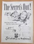 This fine vintage advertisement for a 1946 ad for Sofskin is in good condition and measures approx. 10 1/2 x 13 3/4. This vintage magazine ad is suitable for framing. This vintage advertisement depict...