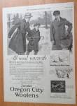 This fine vintage advertisement for a 1920 ad for Jacob's Oregon City Woolens is in very good condition. It measures approx. 10 x 13 3/4. This advertisement is suitable for framing. This vintage magaz...