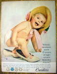 This fine vintage advertisement for a 1960 ad for Carter Spanky Pants is in good condition but is slightly yellowed and measures approx. 10" x 13". This Magazine Advertisement is suitable fo...