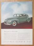 This is a fine vintage advertisement for a 1938 ad for Lincoln Zephyr V-12 which is in very good condition and measures approx. 9 x 12 1/2. This magazine advertisement is suitable for framing. This ma...