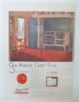 This fine vintage advertisement for a 1930 ad for Magic Chef is in very good condition. This ad measures approx. 10 1/4 x 13 3/4. This advertisement is suitable for framing. This vintage ad depicts th...