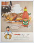 This fine vintage advertisement for a 1956 ad for Del Monte Catsup is in excellent condition. This vintage Catsup Magazine ad measures approx. 10 x 13. This vintage Catsup magazine advertisement is su...