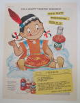 This fine vintage advertisement for a 1955 ad for Karo Syrup is in very good condition. It measures approx. 10 1/4 x 13 1/2. This Syrup Magazine Advertisement is suitable for framing. This vintage mag...