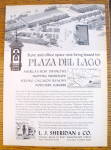 This fine vintage advertisement for a 1965 ad for Plaza Del Lago In Chicago is in good condition but is slightly yellowed. This magazine ad measures approx. 7 3/4" x 11" and is suitable for ...