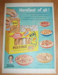 This fine vintage advertisement for a 1956 ad for Betty Crocker Pick A Pack is in excellent condition. This vintage magazine ad measures approx. 9 3/4" x 13 3/4". This advertisement is suita...