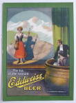 This fine vintage advertisement for 1911 Edelweiss Beer - Peter Schoenhofen Chicago Brewery Ad is in excellent condition. It measures approx. 5 x 6 3/4 and is suitable for framing. This vintage magazi...
