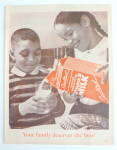 This is a fine vintage advertisement for a 1963 ad for Sealtest Vitamin D Milk which is in very good condition. This ad measures approx. 10 x 13 and is suitable for framing. This vintage magazine ad d...