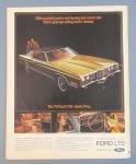 This fine vintage advertisement for a 1972 ad for Ford Automobile is in very good condition. The magazine ad measures approx. 10 x 13. This vintage magazine ad is suitable for framing. This vintage ad...