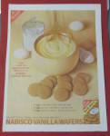 This fine vintage advertisement for a 1962 ad for Nabisco Vanilla Wafers is in very good condition. This vintage magazine ad measures approx. 10 1/4 x 13 1/4. This vintage advertisement is suitable fo...