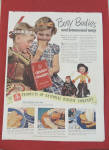 This fine vintage advertisement for a 1938 ad for Nabisco Graham Crackers is in very good condition. This magazine ad measures approx. 10 x 13. This vintage magazine advertisement is suitable for fram...
