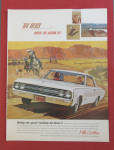 This fine vintage advertisement for a 1963 ad for Oldsmobile which is in very good condition. This advertisement measures approx. 10 1/4 x 13 1/2. This vintage magazine ad is suitable for framing. Thi...