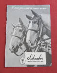 This fine vintage advertisement for a 1943 ad for Schaefer Lager Beer is in very good condition. This vintage magazine ad measures approx. 6 1/2 x 9. This vintage advertisement is suitable for framing...