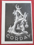 This fine vintage advertisement for a 1944 ad for Corday Perfume is in very good condition. This vintage magazine ad measures approx. 6 1/2 x 9. This vintage advertisement is suitable for framing. Thi...
