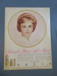 This fine vintage advertisement for a 1961 ad for Breck Hair Set & Mist is in good condition. This vintage ad measures approx. 9 1/2 x 13. This vintage advertisement is suitable for framing. This vint...