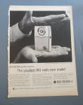 This fine vintage advertisement for a 1960 ad for RCA Victor Pockette Radio is in very good condition. This vintage magazine ad measures approx. 10 x 13 3/4. This vintage advertisement is suitable for...