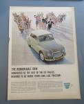 This fine vintage advertisement for a 1960 ad for DKW Automobile is in good condition. This vintage magazine ad measures approx. 10 x 13 3/4. This vintage advertisement is suitable for framing. This v...