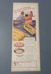 This fine vintage advertisement for a 1942 ad for Parkay Margarine is in very good condition. The ad measures approx. 5 1/4 x 13 1/2. This vintage magazine ad is suitable for framing. This vintage adv...