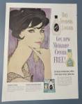 This fine vintage advertisement for a 1958 ad for Jergens Lotion is in excellent condition. The ad measures approx. 10 x 13 1/2. This ad is suitable for framing. This vintage magazine advertisement de...