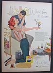 This fine vintage advertisement for a 1958 ad for Pepsi Cola is in very good condition. This vintage Soda Magazine ad measures approx. 10 x 14. This vintage Pepsi Magazine Advertisement is suitable fo...