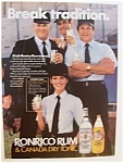This fine vintage advertisement for a 1982 ad for Ronrico Rum is in excellent condition but is slightly yellowed. This vintage Liquor Magazine ad measures approx. 8" x 11". This vintage Rum ...