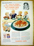 This fine vintage advertisement for a 1954 ad for Quaker Oats is in excellent condition and measures approx. 8 x 11. This magazine ad is suitable for framing. This magazine advertisement for Quaker Oa...