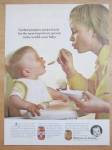 This fine vintage advertisement for a 1971 ad for Gerber's Baby Food which is in very good condition and measures approx. 7 3/4 x 10 3/4. This ad is suitable for framing. This vintage magazine adverti...