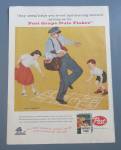This fine vintage advertisement for a 1958 ad for Post Grape Nuts Flakes Cereal By Dick Sargent is in very good condition but has slight creases. This advertisement measures approx. 10 x 13. This vint...