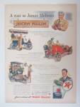This fine vintage advertisement for a 1945 ad for Texaco Motor Oil is in very good condition. This vintage magazine advertisement measures approx. 10 x 13 3/4 and is suitable for framing. This vintage...