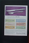 This fine vintage advertisement for a 1955 ad for International Sterling is in excellent condition. This vintage Silverware Magazine ad measures approx. 9 1/4 x 12 1/2 and this Silverware Magazine Adv...