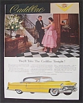 This fine vintage advertisement for a 1955 ad for Cadillac is in excellent condition but is slightly yellowed. This vintage Car Magazine ad measures approx. 10 1/2" x 13 1/2". This vintage A...