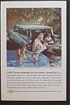 This fine vintage advertisement for a 1959 ad for Chevrolet is in very good condition. This vintage Car Magazine ad measures approx. 6 1/2 x 10. This vintage Automobile Magazine Advertisement is suita...
