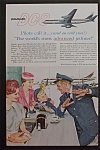 This fine vintage advertisement for a 1959 ad for Douglas DC-8 is in excellent condition. This vintage Airplane ad measures approx. 6 1/2 x 10. This vintage Plane Magazine Advertisement is suitable fo...