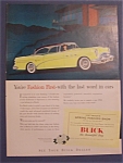 This fine vintage advertisement for a 1954 ad for Buick is in very good condition but is slightly yellowed. This vintage Automobile Magazine ad measures approx. 10 1/4" x 14". This vintage C...