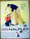 This fine vintage advertisement for a 1957 ad for Dutch Boy Instant Nalplex Paint is in good condition and measures approx. 9 1/4 x 12 1/4. This vintage Paint Magazine Advertisement is suitable for fr...