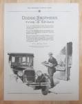 This fine vintage advertisement for a 1925 ad for Dodge Brothers Automobile is in very good condition. The ad measures approx. 10 1/2 x 13 3/4. This vintage magazine ad is suitable for framing. This v...