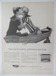 This fine vintage advertisement for a 1956 ad for Royal Typewriter is in very good condition. This vintage ad measures approx. 10 x 13 3/4. This vintage advertisement is suitable for framing. This vin...