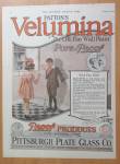 This fine vintage advertisement for a 1921 ad for Patton's Velumina Oil Flat Wall Paint is in very good condition. It measures approx. 10 1/4 x 13 3/4. This advertisement is suitable for framing. This...