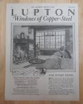 This fine vintage advertisement for a 1926 ad for Lupton Windows is in very good condition. The ad measures approx. 10 1/4 x 13 3/4. This vintage magazine ad is suitable for framing. This vintage adve...