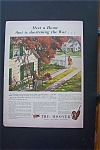 This fine vintage advertisement for a 1943 ad for The Hoover is in good condition. This vintage Cleaner Magazine Advertisement measures approx. 10 1/4 x 14 and this Hoover magazine ad is suitable for ...