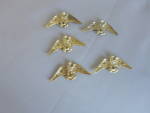 Vintage Eagle hardware decorative embellishment marked Japan set of four. length <BR><BR>Length 2 5/8 X Height 1 1/8 inch.<BR><BR>Please ask any questions.<BR><BR>Shipping cost actual cost, no handlin...