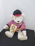 Vermont Teddy Bear Company Baseball Player 1992  16 inch standing with 10 page hang tag. Tush tag reads Vermont Teddy Bear Company 1992. He has light brown eyes and a black nose. He is short haired wi...