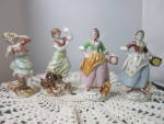 Made in Occupied Japan Figurine Choice of figurines Dancer, Dog, Musician or Lamb. These figurines are wonderful and all stamped on bottom, Made in Occupied Japan. Occupied Japan was from circa 1945 t...