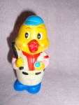Vintage Wind Up Japan Chicken Chic baseball player marked made in Japan from the 1960s to 1970s. He is made of a hard plastic and is 4 inches tall with some minor paint rubs. He is just great and sold...