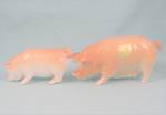 OMC Japan Bone China Pig and Piglet Miniature, 1 1/2" high, excellent condition. 
