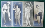 Very neat lot of (4) different Advertisment Photo Cards for Stag Trousers.  Each Photo on the front is different and the backs are more or less reminding customer(s) that a representative will be in t...