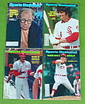 4 Older Sports Illustrateds featuring the Chicago White Sox.  Issue dates are 6/12/72, 3/12/73, 6/4/73, 3/15/76. Players on cover include Wilbur Wood, Bill Melton, Dick Allen and Owner Bill Veeck.  Ve...