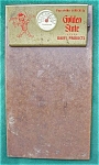 Neat little advertisement Clipboard for Golden State Dairy.  Probably dates around the 1950's and possibly the 40's.  Measures 9 x 5".  Center portion of the clip has a thermometer.  Doesn't appe...