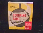 Neat advertisement piece for those who collect Jewel Tea items.  Not all 18 Scouring Pads are present but a good many remain.  Box still has fairly nice color and is still intact.  Very good consideri...