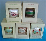 Lot consisiting of (5) Different Hallmark Christmas Ornaments from the early 80's.  Include:  Grandmother (1980), Merry Christmas (1981), First Christmas Together (1980), Grandmother (1981) and Baby's...