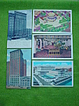 12 different Postcards of Chicago, Illinois.  Scenes include:  Great Northern Building, Harris Trust Savings Bank Building, Elk's War Memorial, Lounge, Aragon, "The Wonder Ballroom", 1100 La...